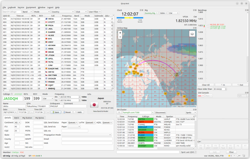 qlog qlog carnet de trafic radioamateur