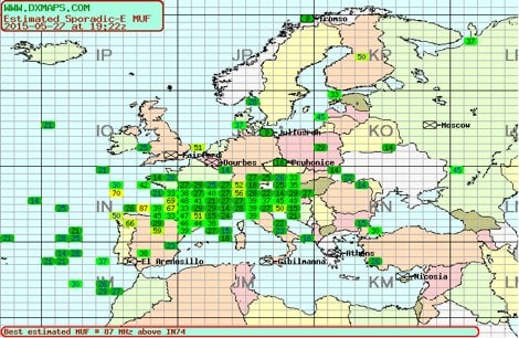 sporadic-Propagation des ondes radio Propagation des ondes radio